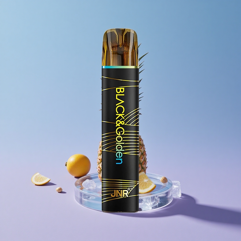 Ananas Is JNR BlackGolden 800 Puffs Engangs Vape TPD-sertifisert vape wholesale Norway