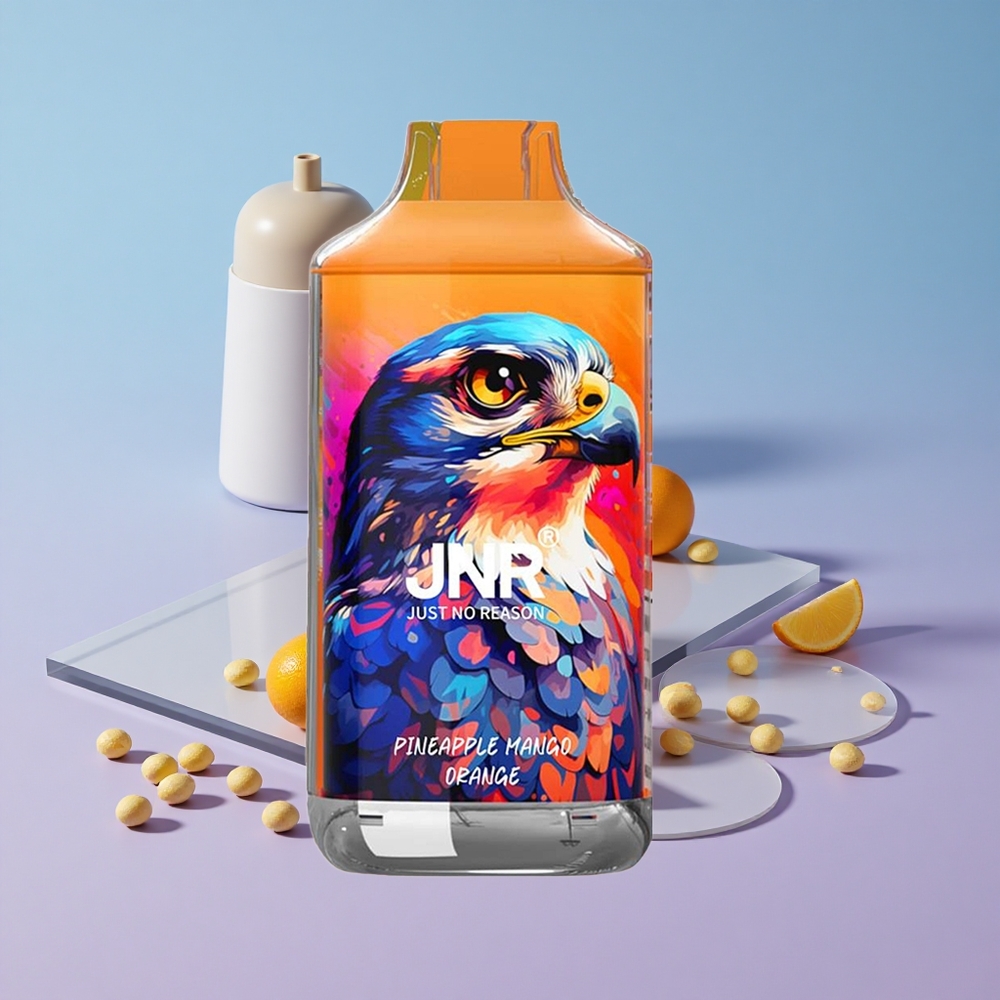 Ananas Mango Appelsin JNR Falcon 16000 Puffs 22ml E-væske Smart LED Display vape wholesale Norway
