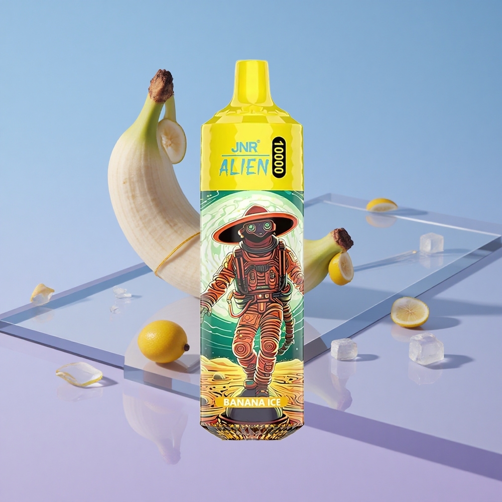 Banana Is JNR Alien 10000 Puffs 20ml E-væske LED Lys vape wholesale Norway
