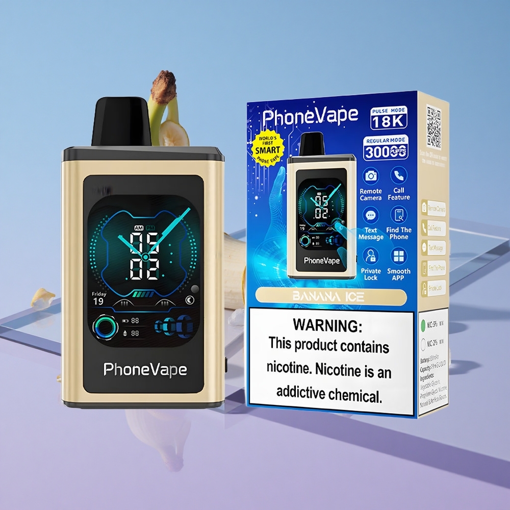 Banana Is JNR PhoneVape 30000 puffs Full Display Screen vape wholesale Norway