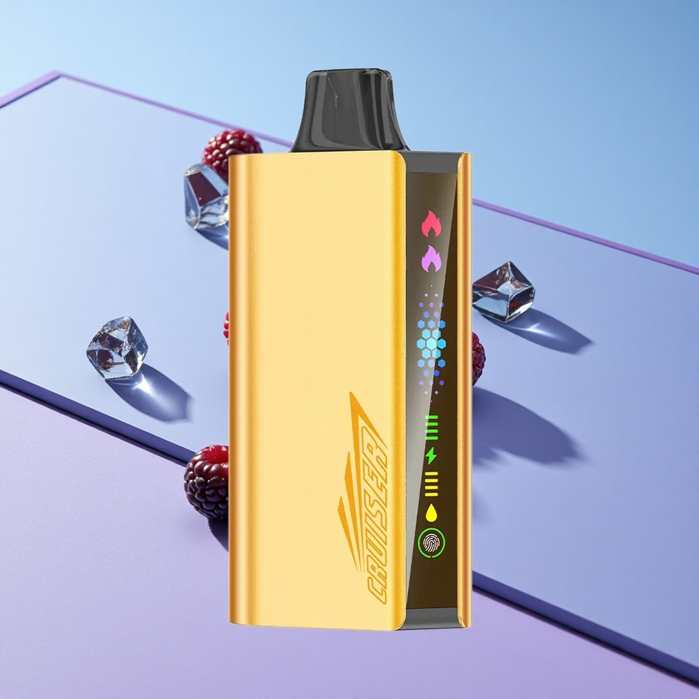 Bjørnebær Is JNR Cruiser 12000 Puffs Ingen Lading Full-Metal Aluminiums Kropp vape wholesale Norway
