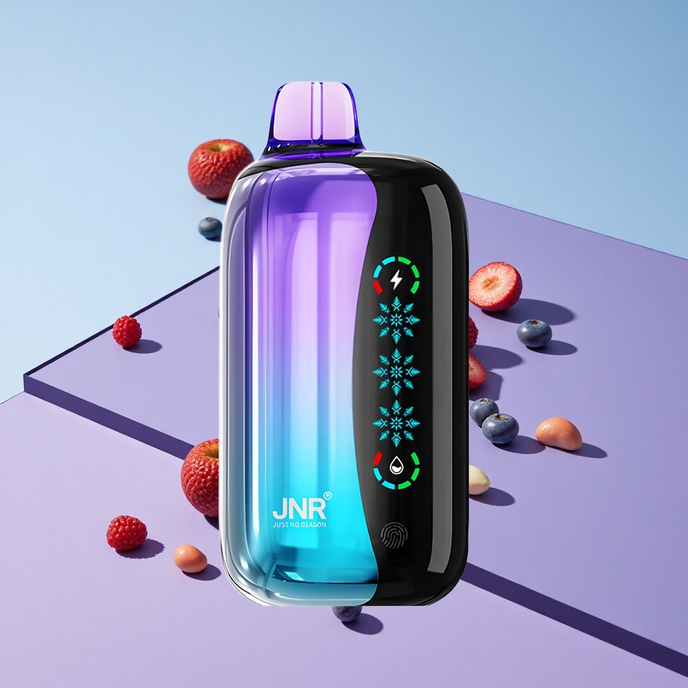 Blandet Bær JNR Flex Ice 21000 Puffs Tilpassbar Luftstrøm Touch Skjerm vape wholesale Norway