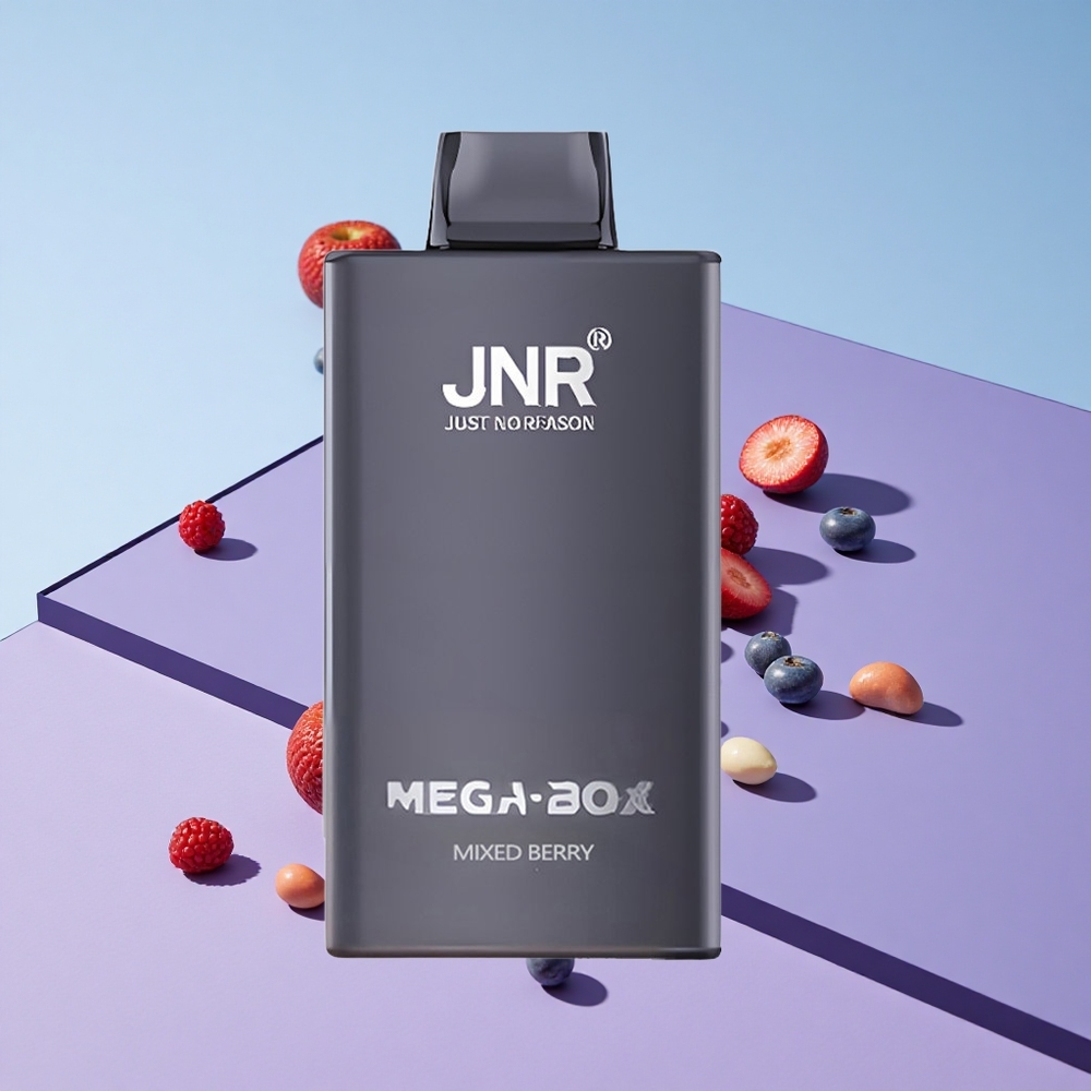Blandet Bær JNR Mega Box 25000 Puffs 30ml E-væske Kapasitet vape wholesale Norway