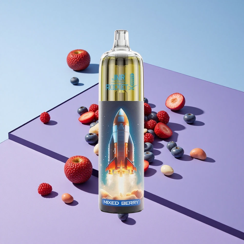 Blandet Bær JNR Rocket-X 12400 Puffs Justerbar Luftstrøm vape wholesale Norway