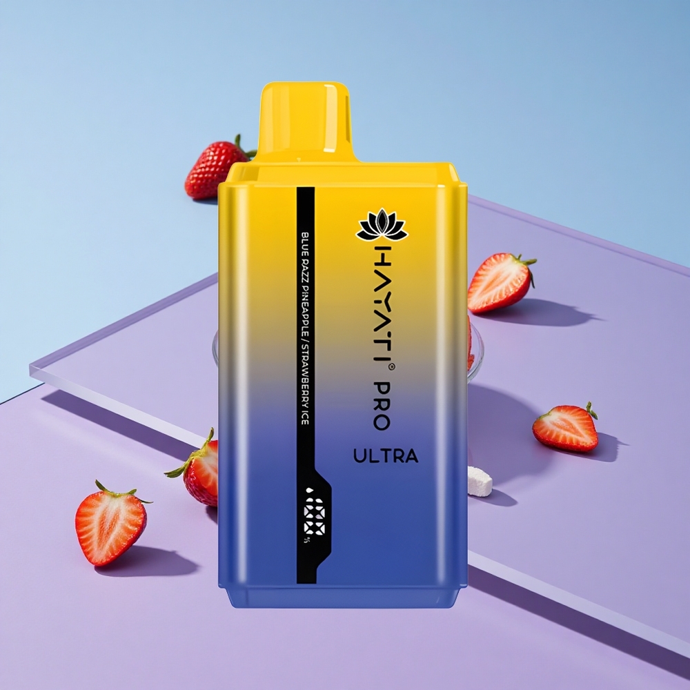 Blå Bringebær Ananas Hayati Pro Ultra 15000 Puffs 2 12ml vape wholesale Norway