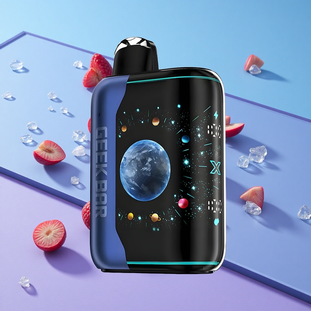 Blå Bringebær Is GEEK BAR Platinum Edition 25000 Puffs USB-Type C Ladning vape wholesale Norway