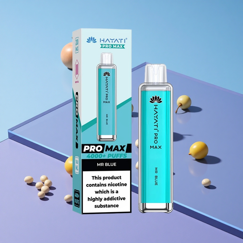 Blå Flavor Hayati Pro Max 4000 Puffs Oppladbar Batteri vape wholesale Norway