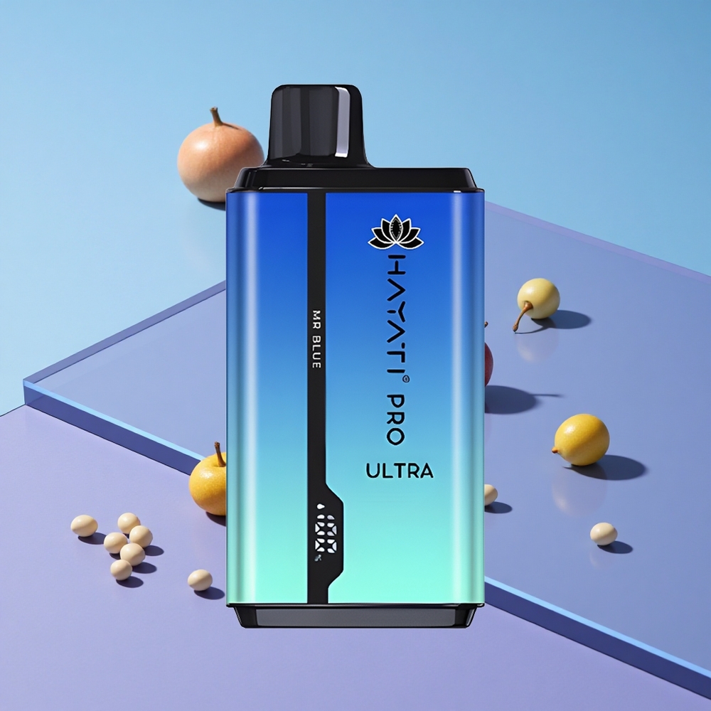 Blå Hayati Pro Ultra 15000 Trekk 2 12ml E-væske vape wholesale Norway