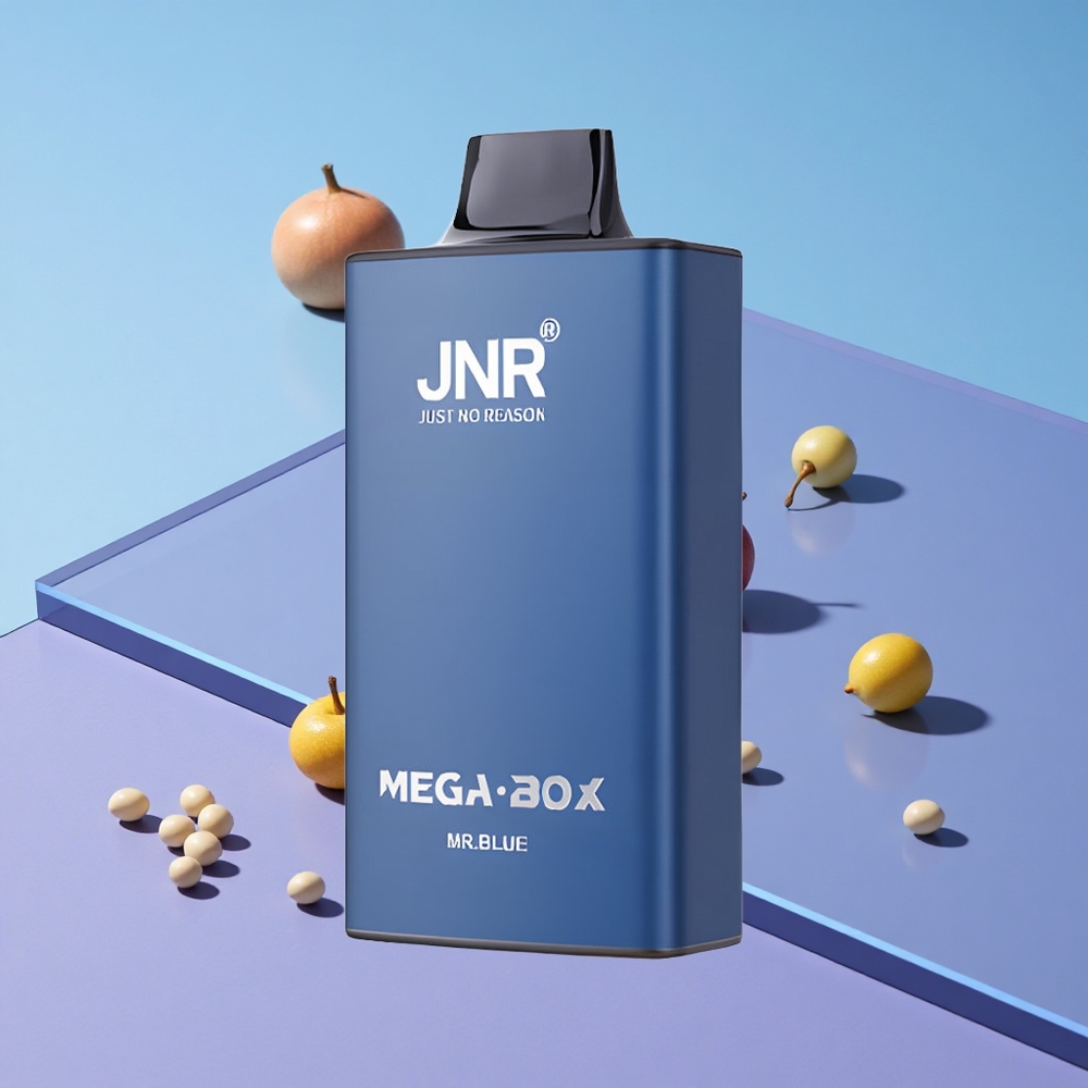 Blå JNR Mega Box 25000 Puffs 30ml E-væske vape wholesale Norway