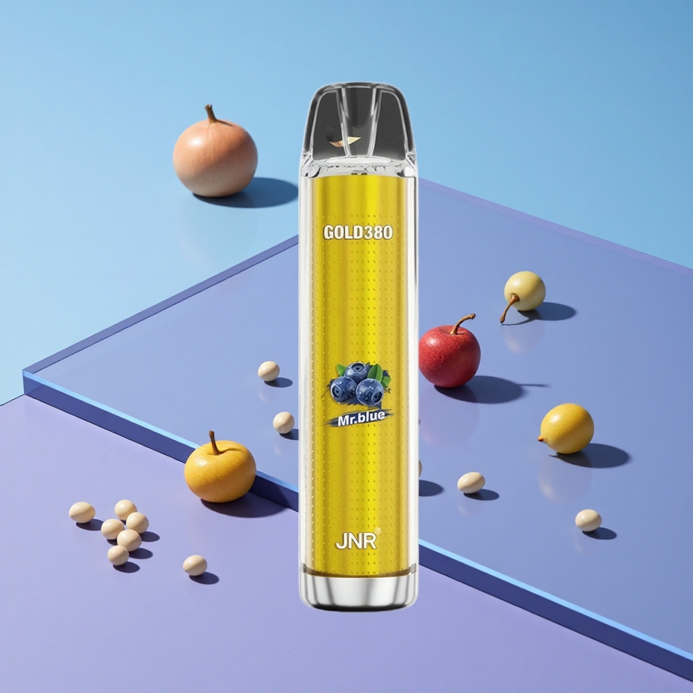 Blå Smak JNR Gold380 6000 Puffs Engangs Vape 13ml e-Liquid Kapasitet vape wholesale Norway