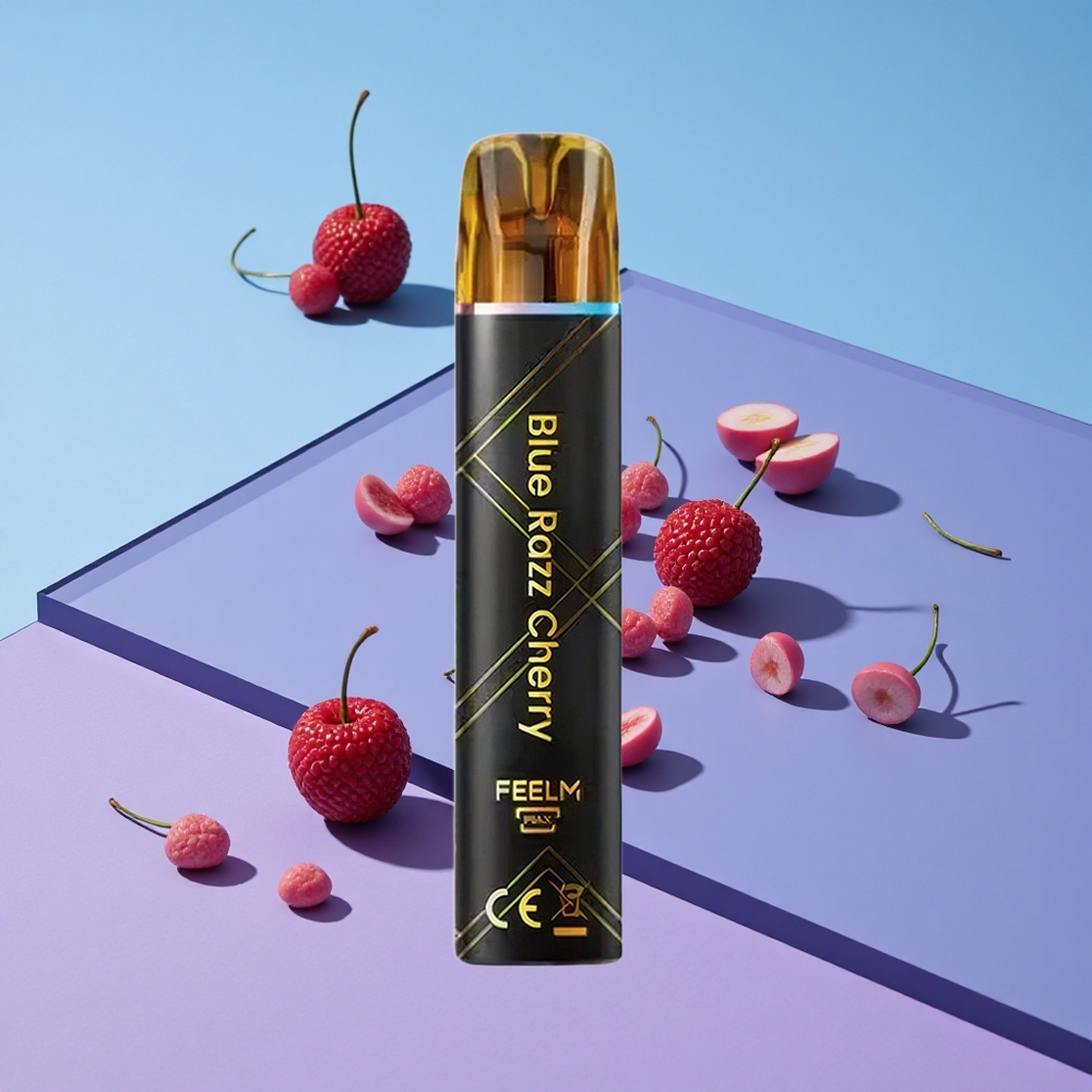 Blåbringebær  Kirsebær JNR BlackGolden 800 Puffs Engangs Vape TPD-sertifisert vape wholesale Norway