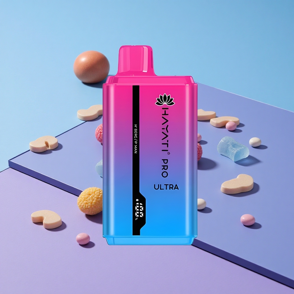 Blåbringebær Gummy Bjørn Hayati Pro Ultra 15000 Trekk 2 12ml E-væske vape wholesale Norway