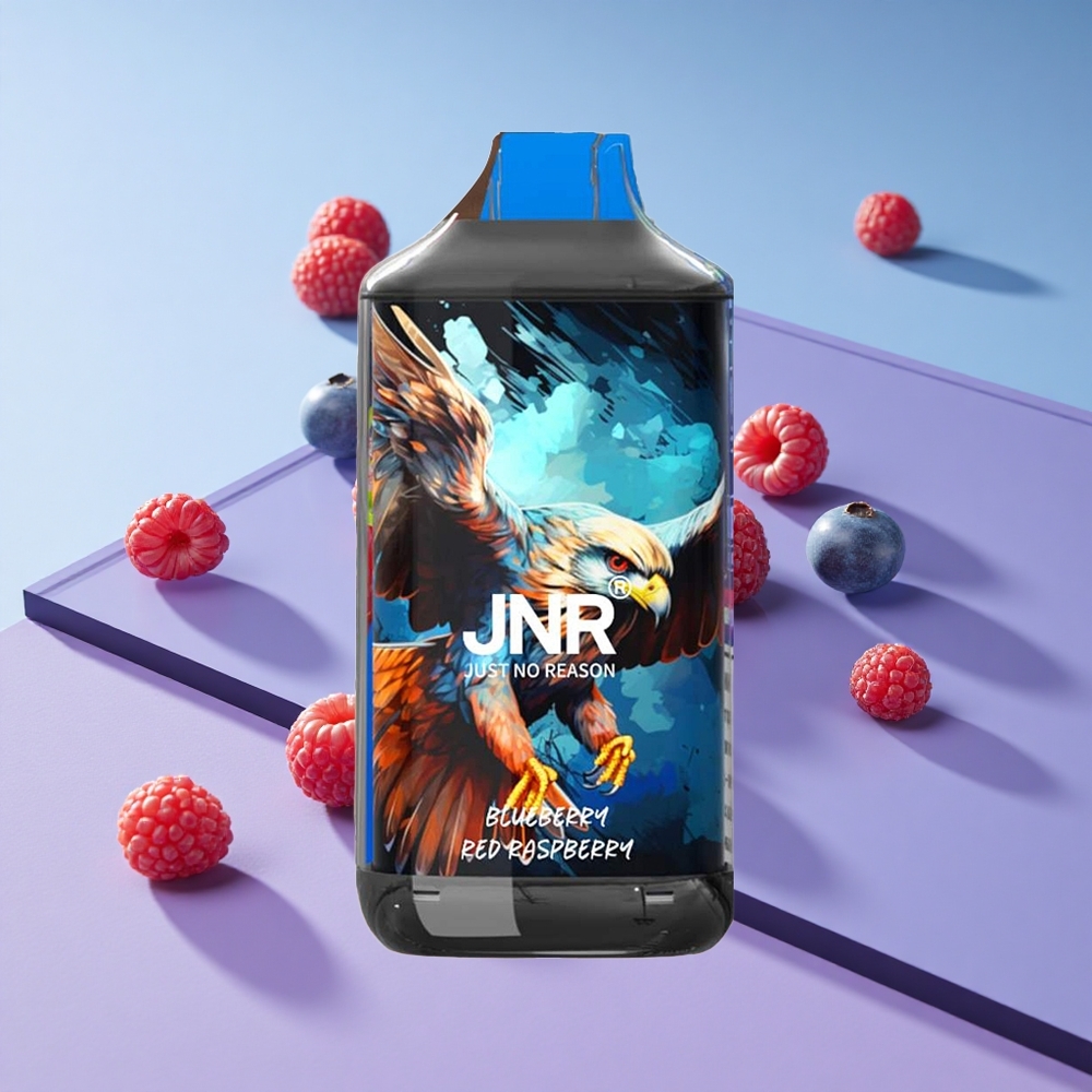Blåbær  Rød bringebær JNR Falcon 16000 Puffs 22ml Vape wholesale Norway