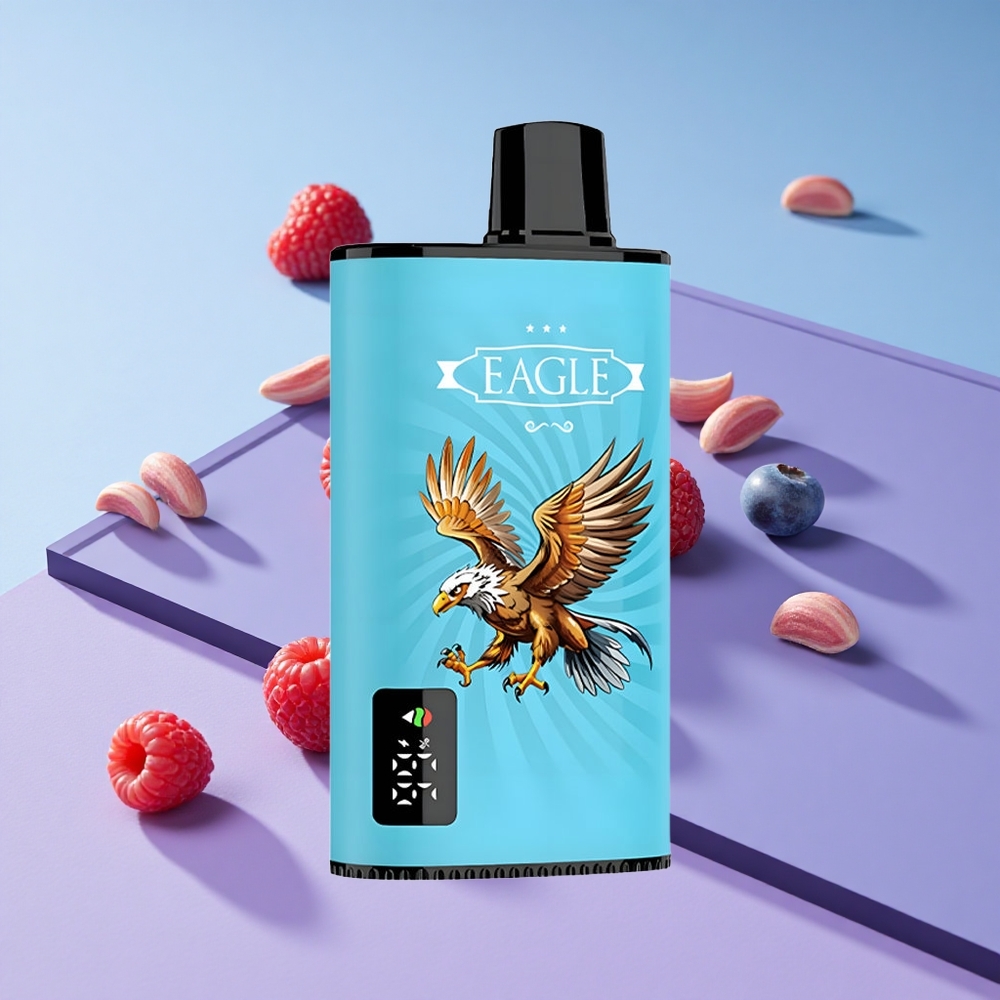Blåbær  Sur Bringebær JNR EAGLE Smart 23000 Puffs Justerbar Luftstrøm vape wholesale Norway
