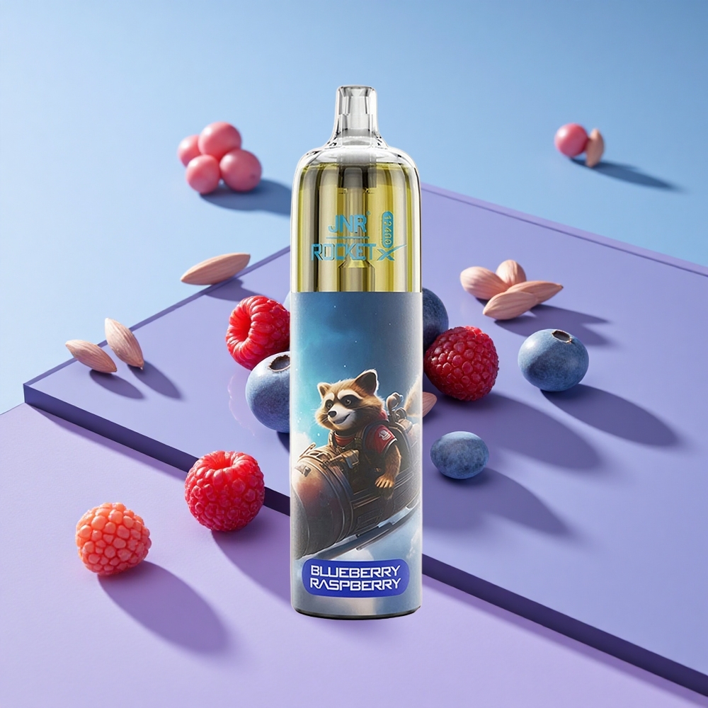Blåbær Bringebær JNR Rocket-X 12400 Puffs Justerbar Luftstrøm RGB vape wholesale Norway