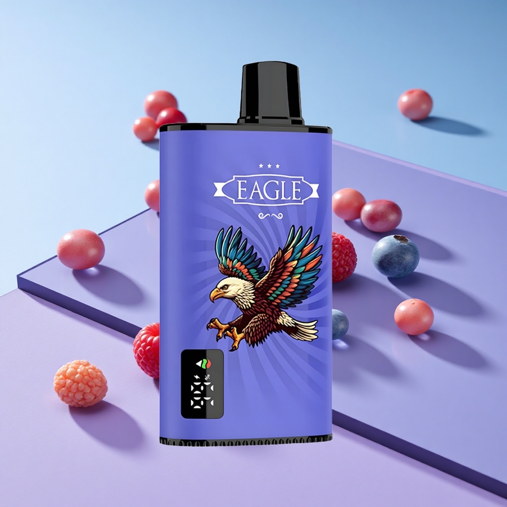 Blåbær Bringebær Kirsebær JNR EAGLE Smart 23000 Puffs Justerbar Luftstrøm vape wholesale Norway