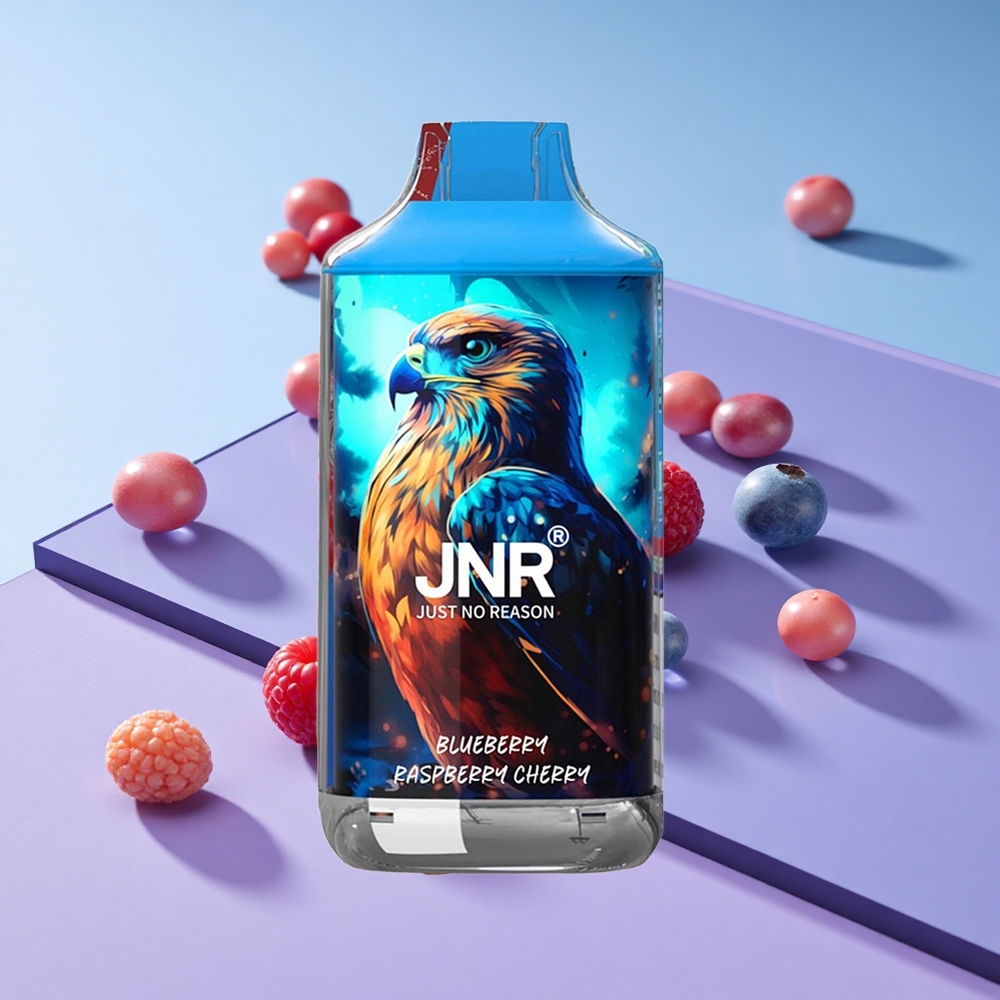 Blåbær Bringebær Kirsebær JNR Falcon 16000 Puffs 22ml Vape wholesale Norway