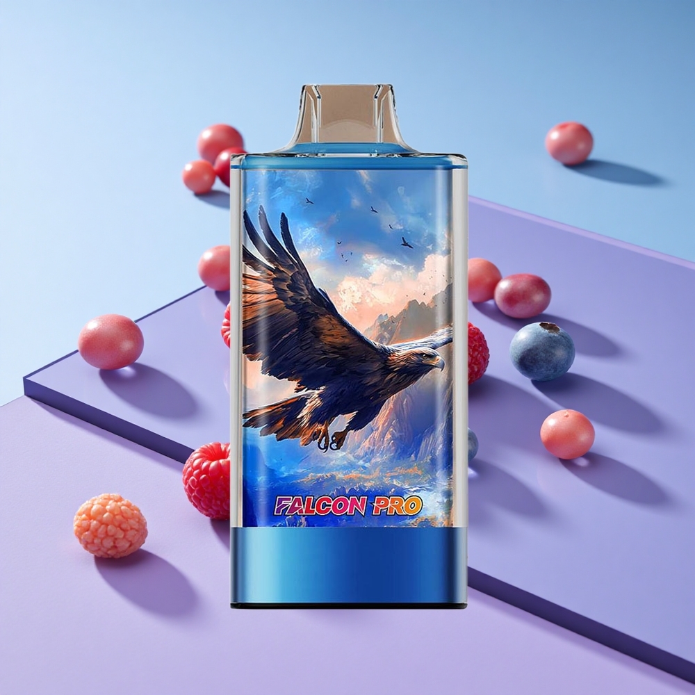 Blåbær Bringebær Kirsebær JNR Falcon Pro 28000 Puffs Smart Display vape wholesale Norway