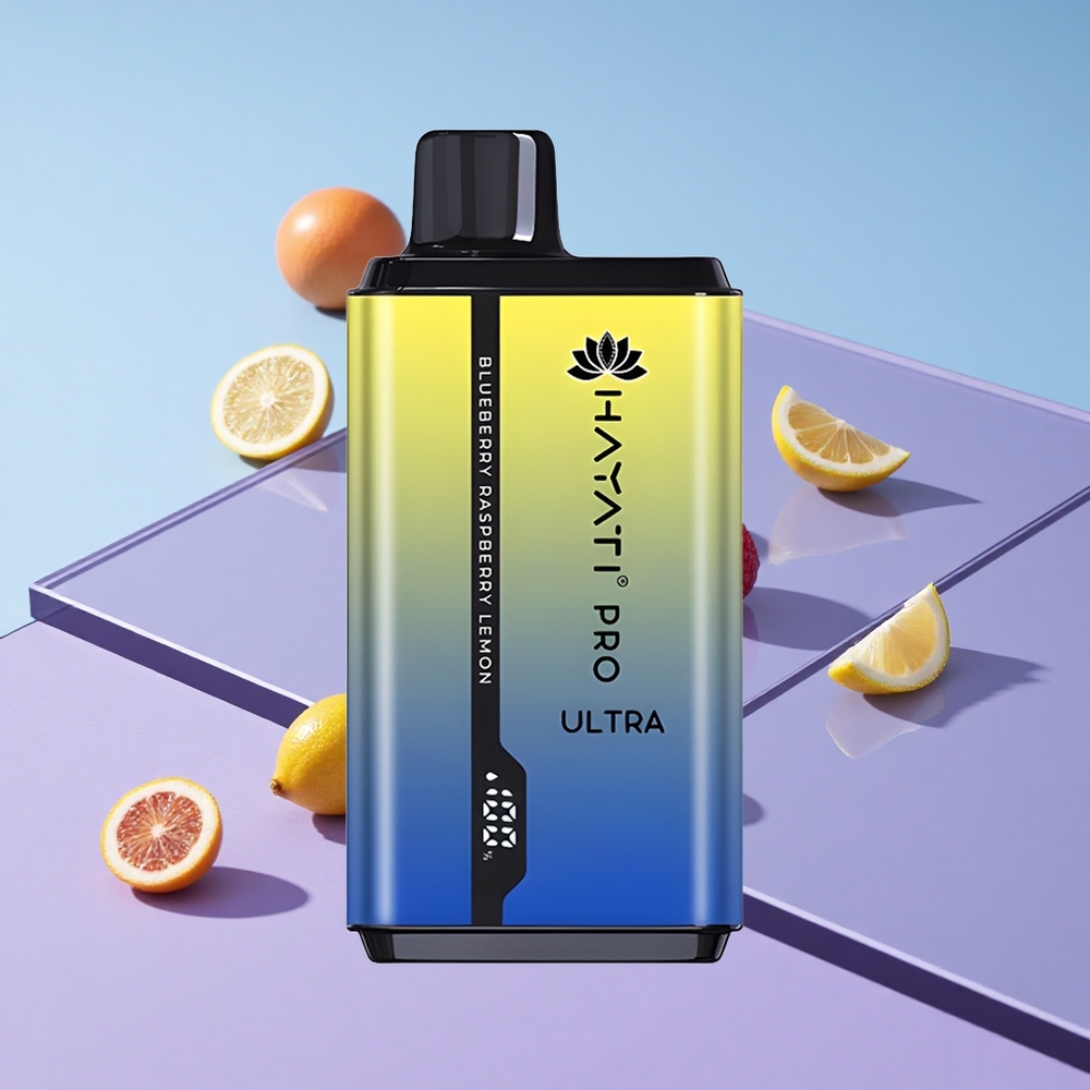 Blåbær Bringebær Sitron Hayati Pro Ultra 15000 Puffs 2 12ml vape wholesale Norway