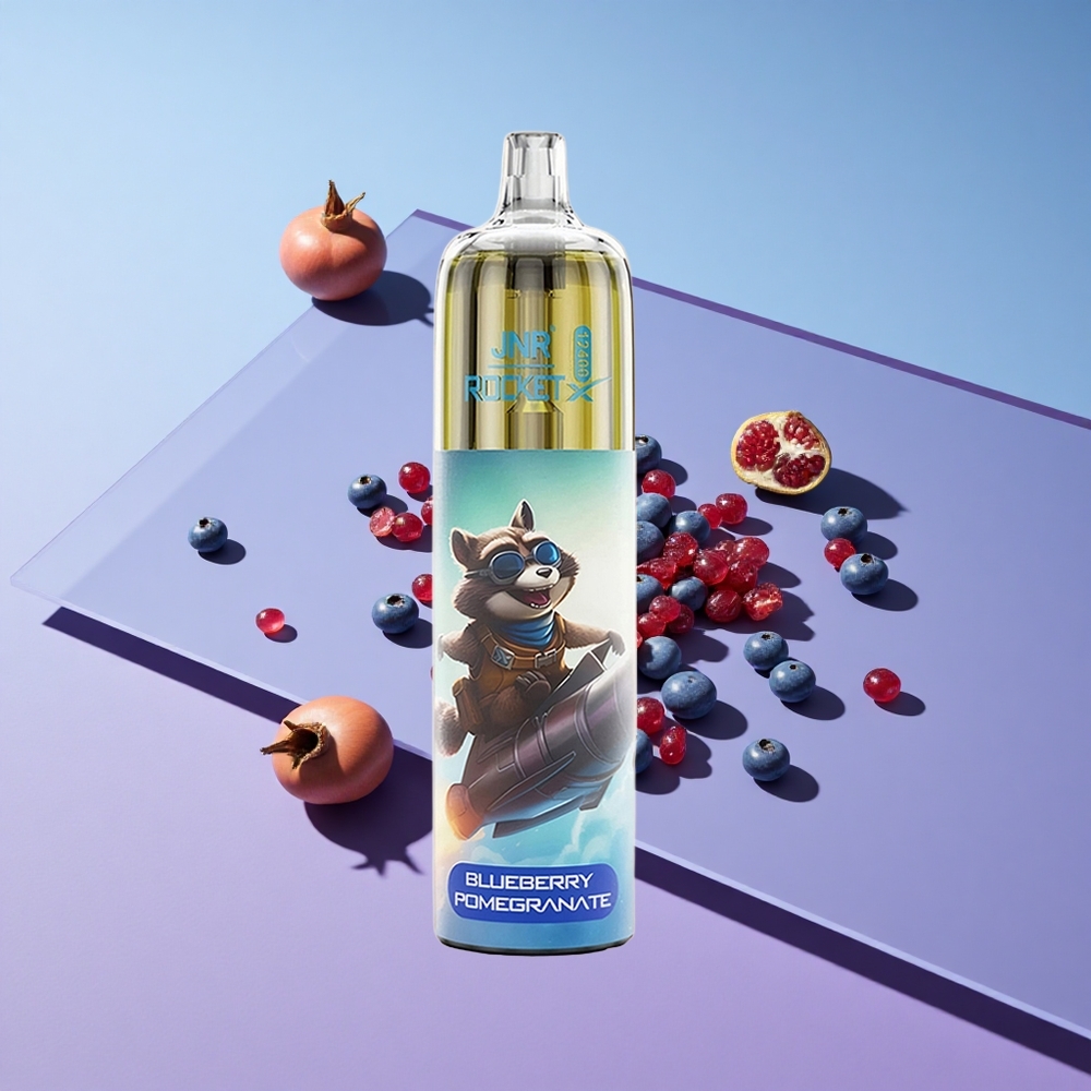 Blåbær Granate JNR Rocket-X 12400 Puffs Justerbar Luftstrøm vape wholesale Norway