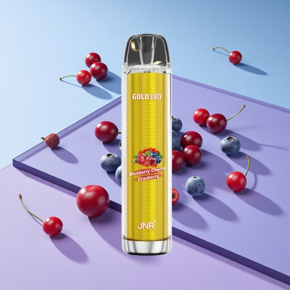 Blåbær Kirsebær Tranebær JNR Gold380 6000 Puffs 1500mAh vape wholesale Norway