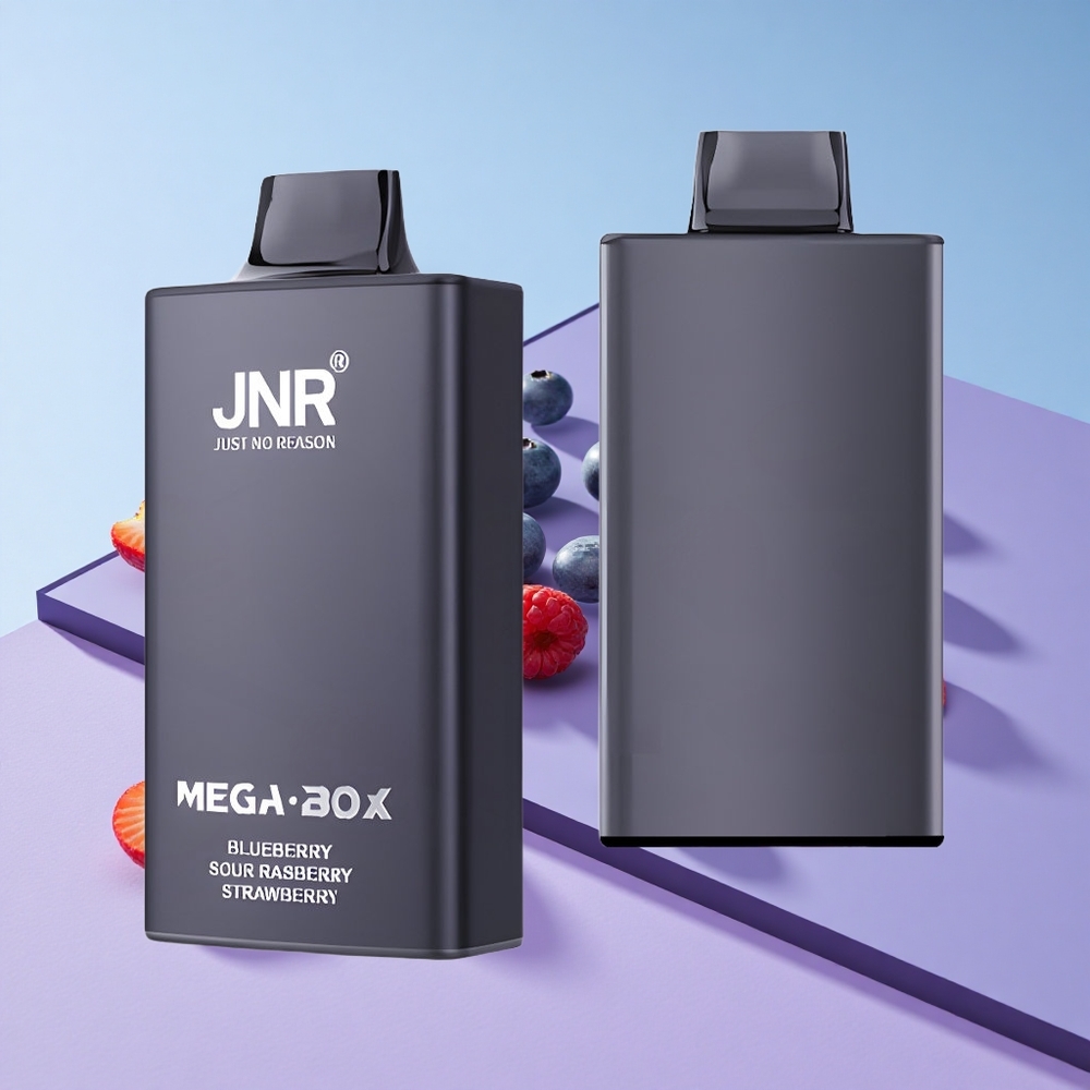 Blåbær Sur Bringebær JNR Mega Box 25000 Puffs 30ml E-væske vape wholesale Norway