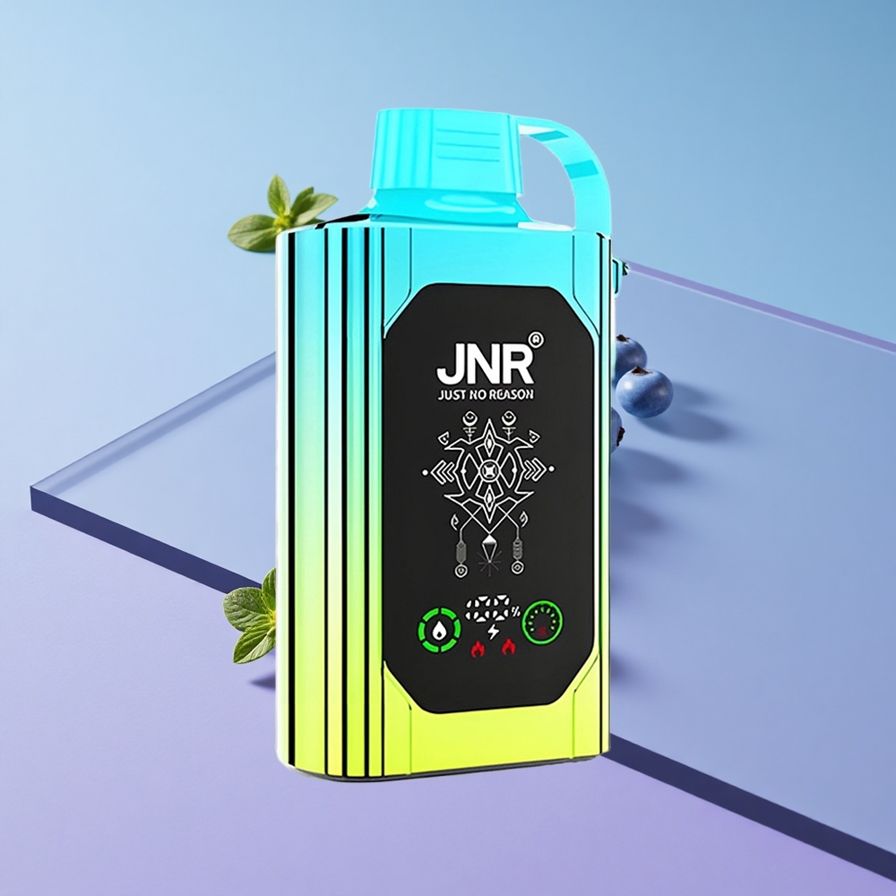 Blåbærmynte JNR Shisha Hookah Box 20500 Puffs HD Skjerm Type-C Hurtigladning vape wholesale Norway