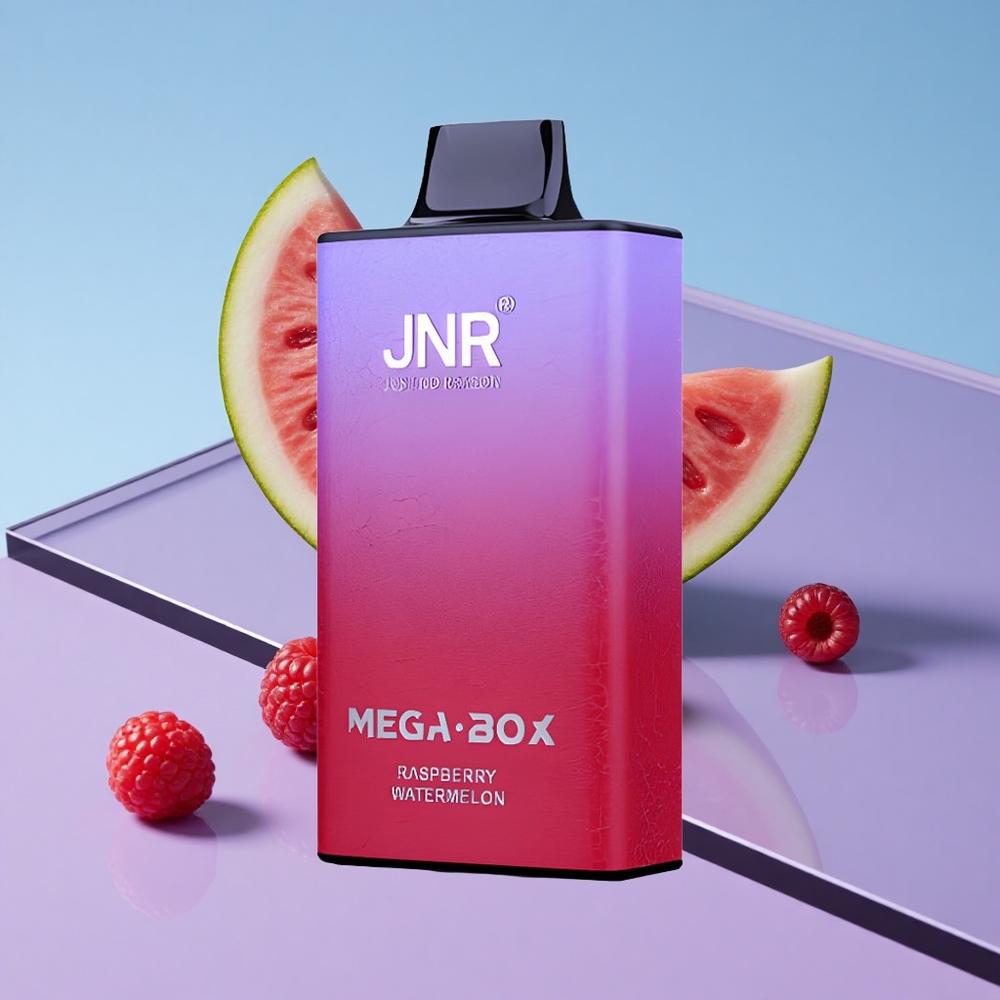 Bringebær Vannmelon JNR Mega Box 25000 Puffs 30ml E-væske vape wholesale Norway