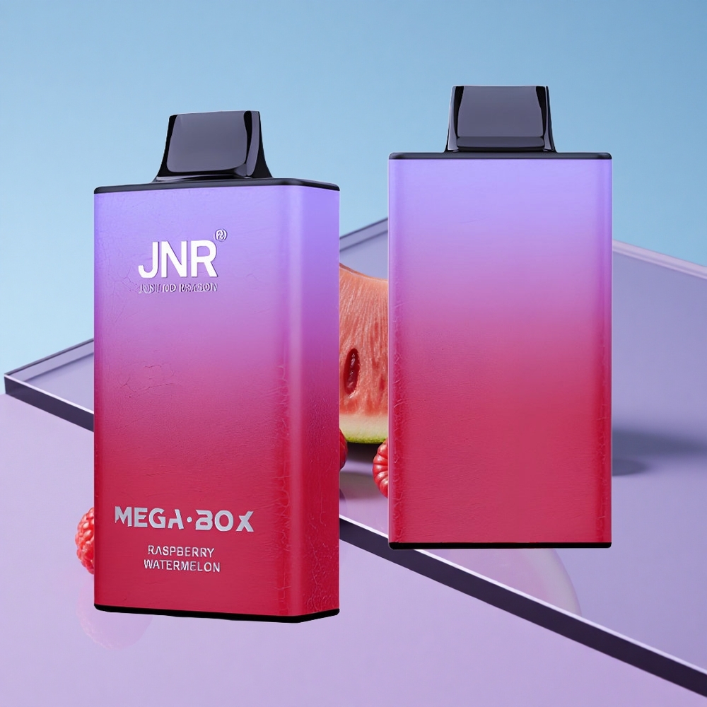 Bringebær Vannmelon JNR Mega Box 25000 Puffs 30ml E-væske vape wholesale Norway