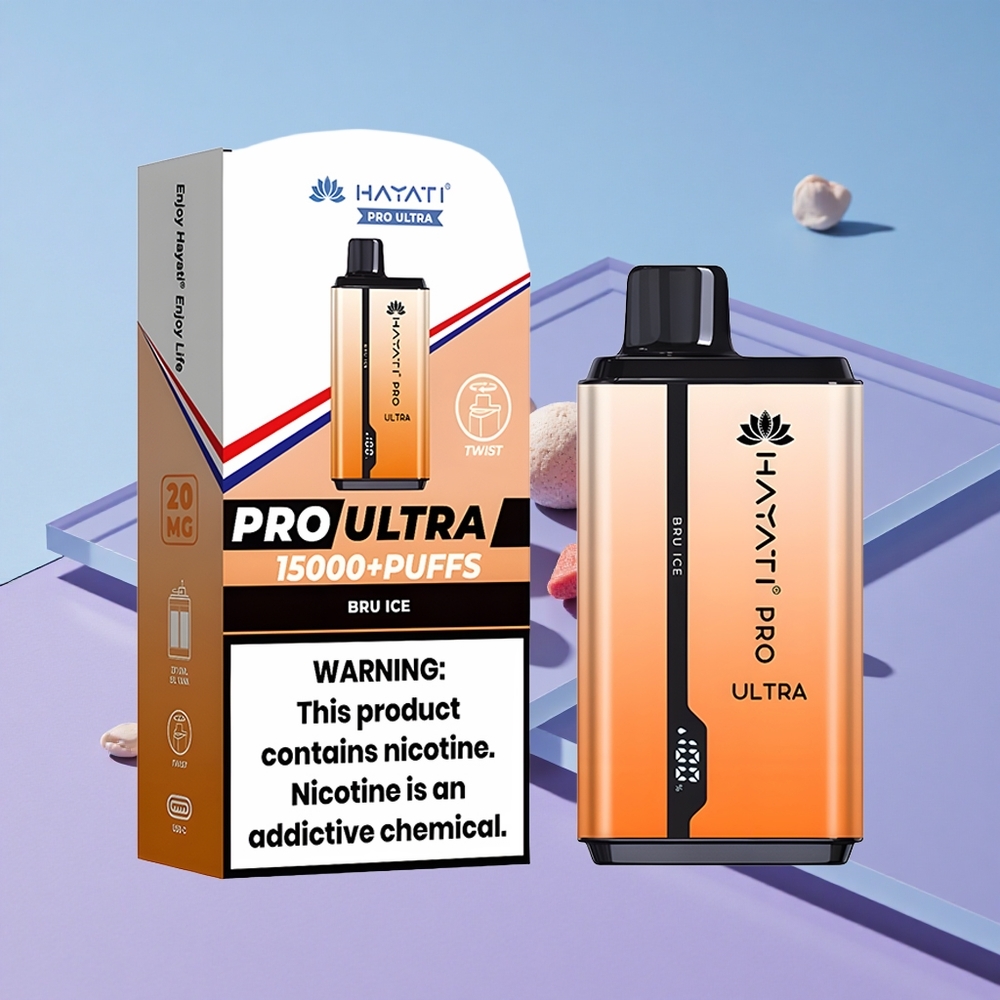 Brus Is Hayati Pro Ultra 15000 Trekk 2 12ml E-væske vape wholesale Norway