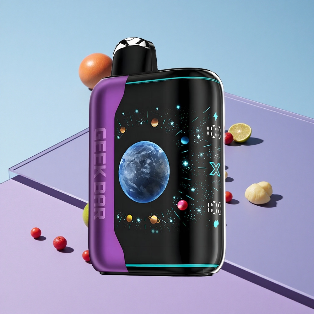 Bær Kirsebær Lime GEEK BAR Platinum Edition 25000 Puffs Dynamisk 3D-buet skjerm vape wholesale Norway