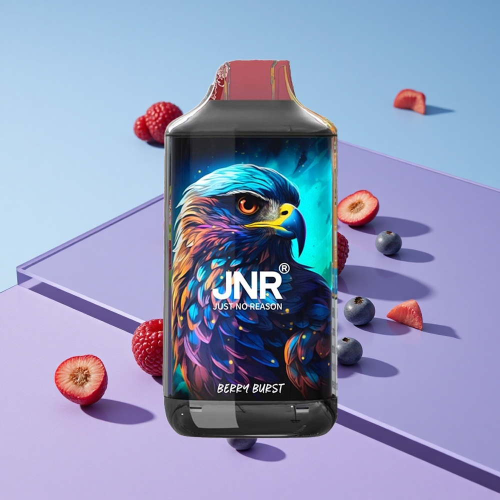 Bærblanding JNR Falcon 16000 Puffs 22ml E-væske Dual Mesh Coil vape wholesale Norway