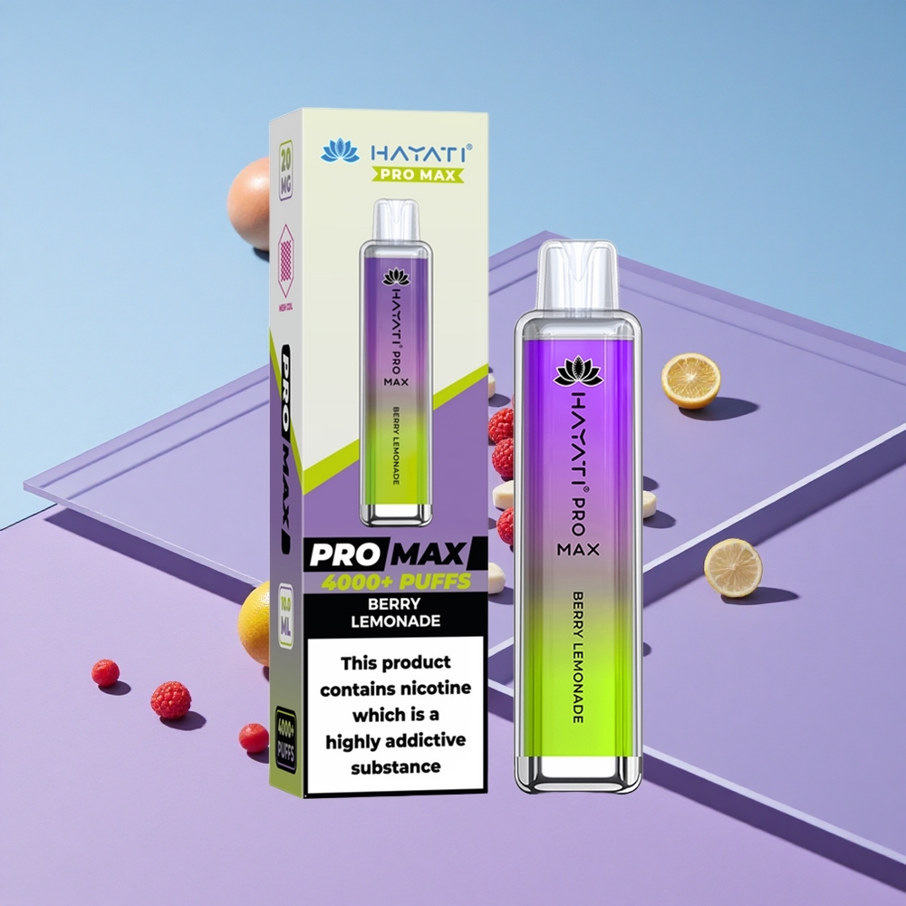 Bærsitronade Hayati Pro Max 4000 Puffs Oppladbar Batteri vape wholesale Norway