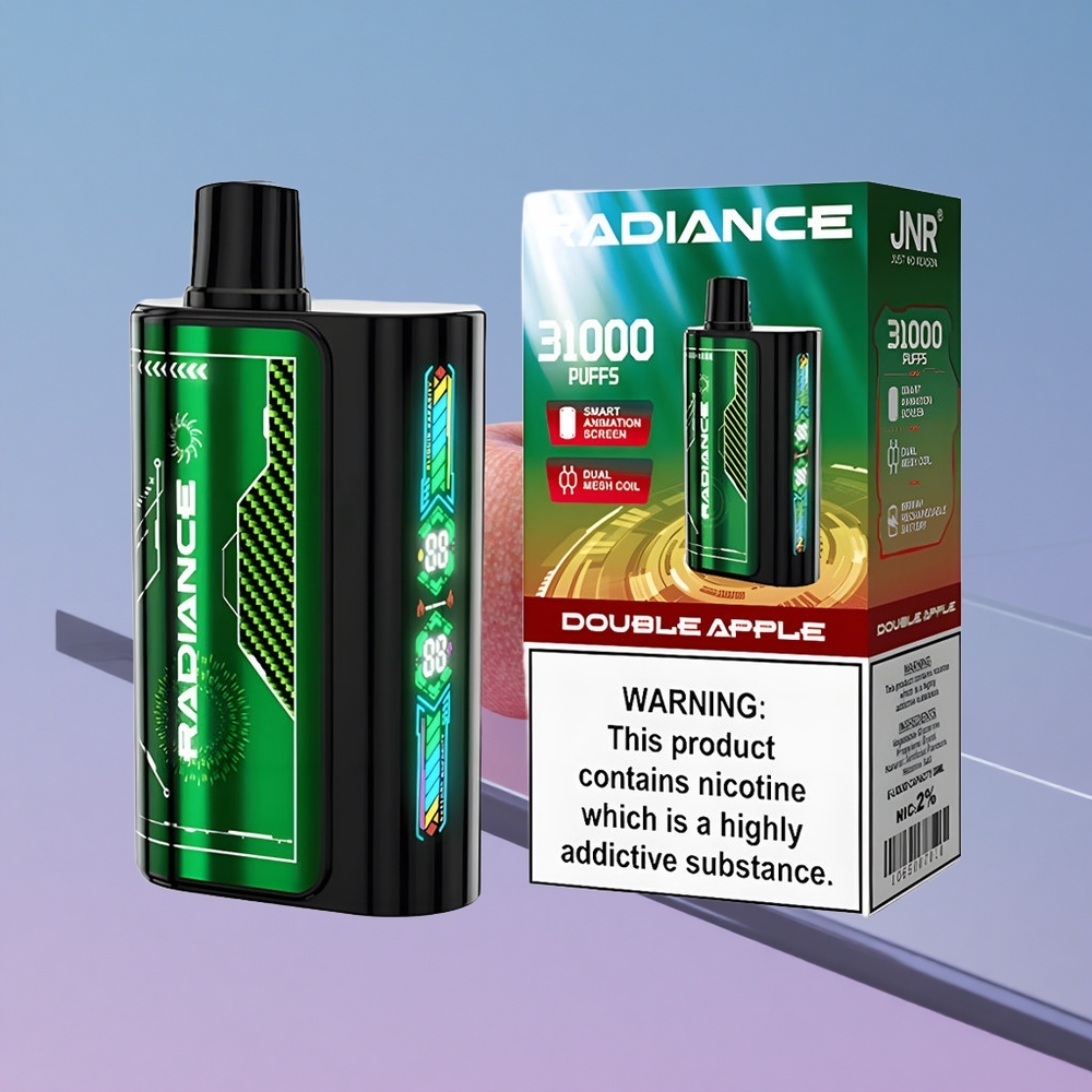 Dobbel Eple JNR Radiance 31000 Puffs Smart Animation Screen vape wholesale Norway