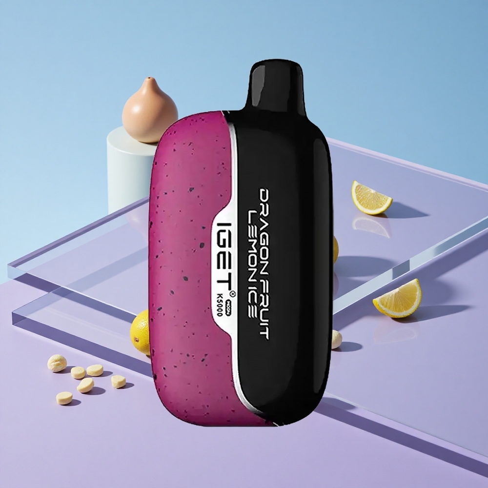 Dragefrukt Sitron Is IGET Moon K5000 Puffs Opptil 5000 Puffs vape wholesale Norway