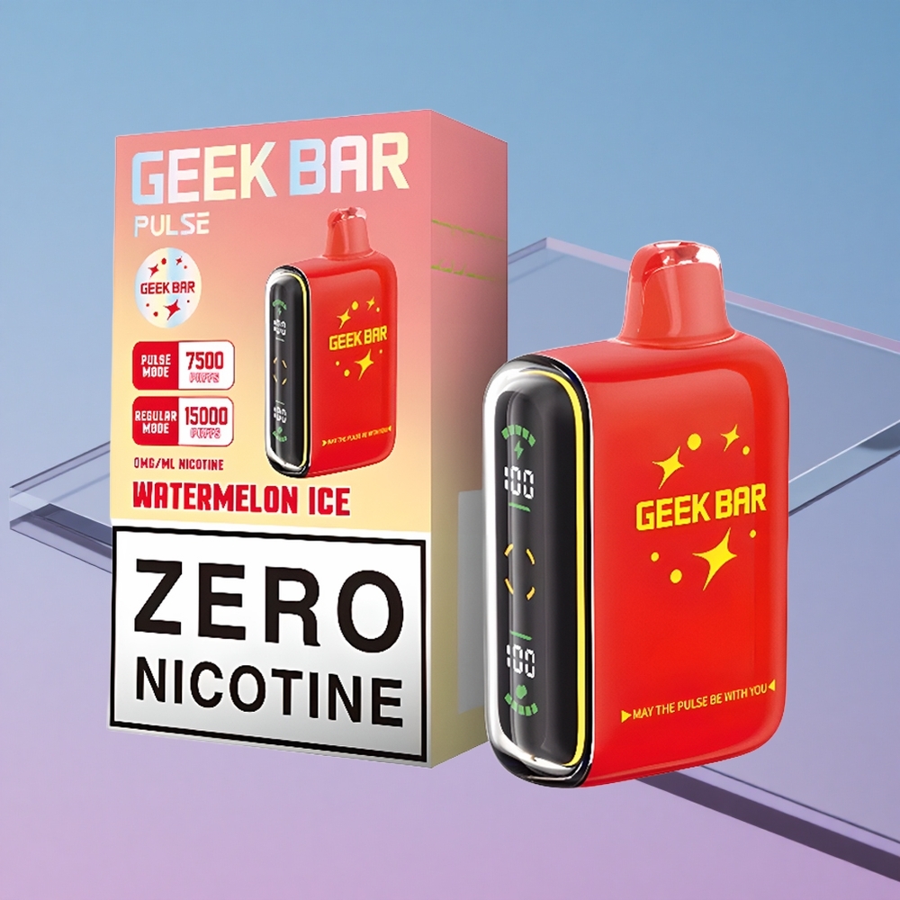 Eple  Melon Geek Bar Pulse 15000 Trekk Justerbar Luftstrøm vape wholesale Norway