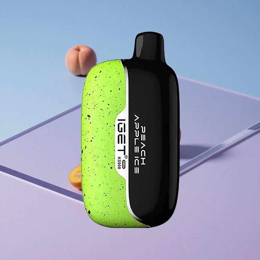 Eple Fersken IGET Moon K5000 Puffs 815g PC vape wholesale Norway
