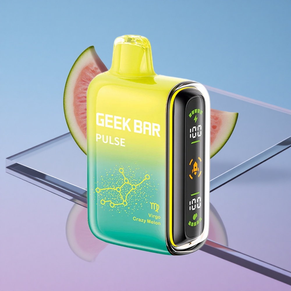 Eple-Mynte Geek Bar Pulse 15000 Puffs 16ML Vape Engangs-vape vape wholesale Norway
