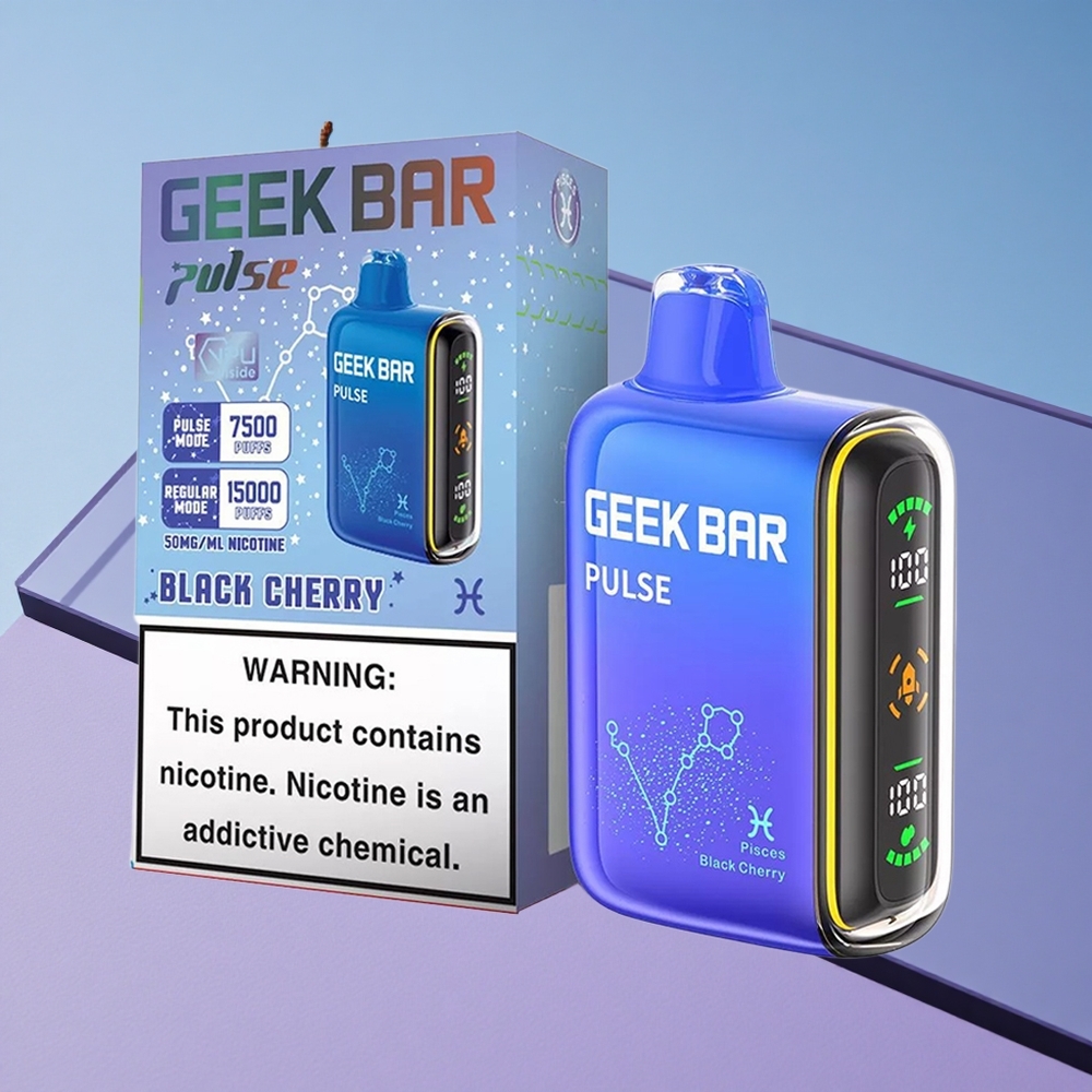 Eple-Mynte Geek Bar Pulse 15000 Puffs 16ML Vape Engangs-vape vape wholesale Norway