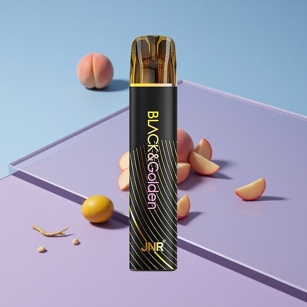 Fersken  Mango JNR BlackGolden 800 Puffs 550mAh Batterikapasitet vape wholesale Norway
