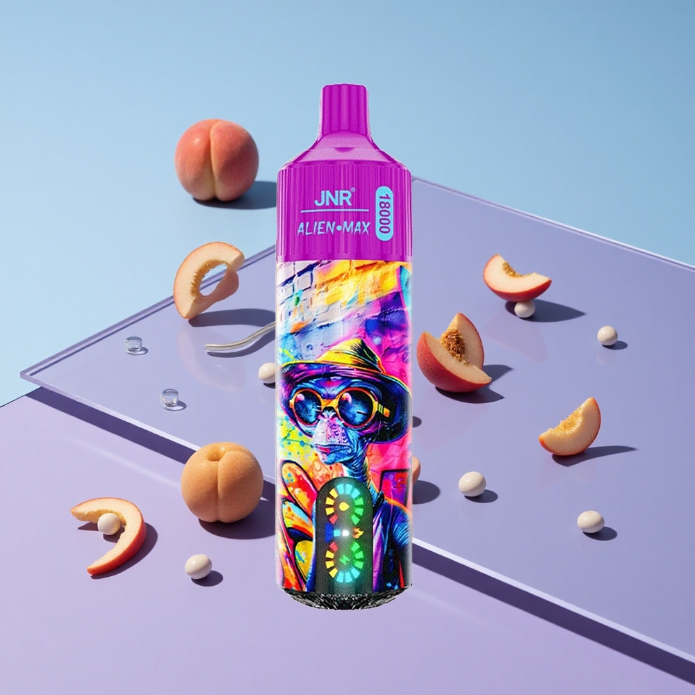 Fersken Blåbær Candy JNR Alien Max 18000 Puffs Smart LED Display vape wholesale Norway
