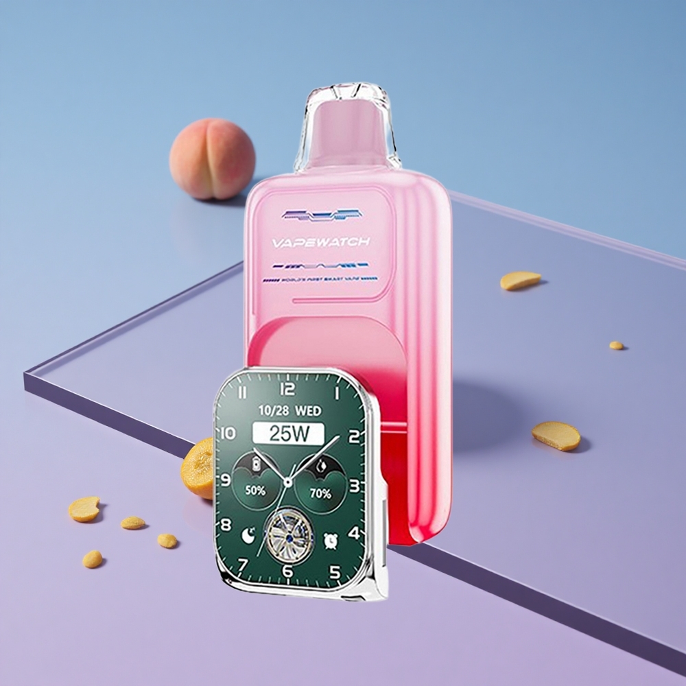 Fersken Georgia JNR Vape Watch 30000 Puffs 19mL Vape Engangs Vape vape wholesale Norway