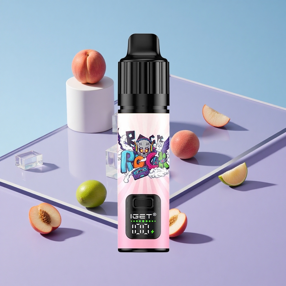 Fersken Litchi Lime Is IGET BAR PLUS S3 POD 10000 Puffs 18 ml E-væske vape wholesale Norway
