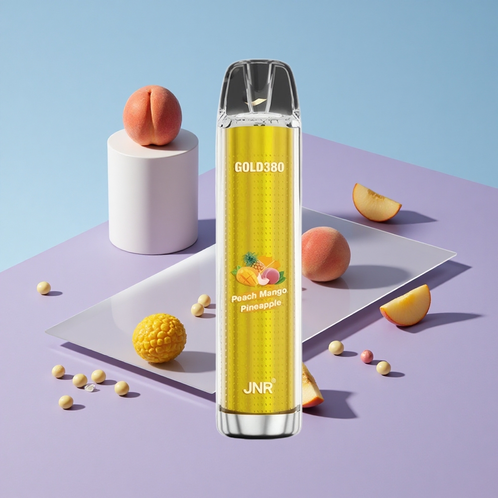 Fersken Mango Ananas JNR Gold380 6000 Puffs 13ml vape wholesale Norway