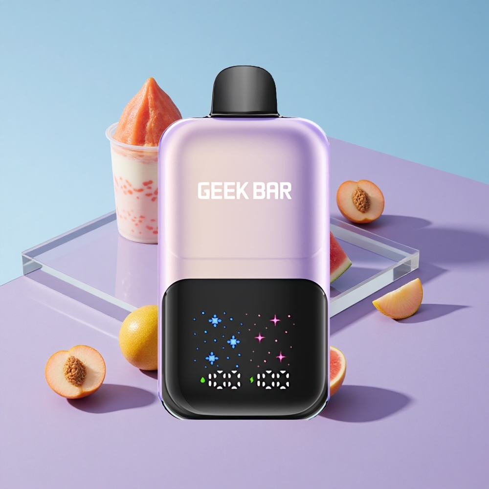 Fersken Mango Vannmelon Is GEEK BAR 2GO Two Series 50000 Puffs Dual Tank vape wholesale Norway