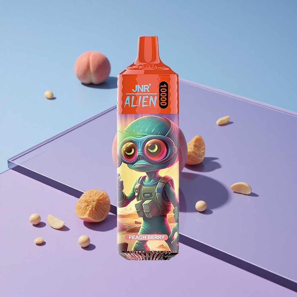 Fersken og Bær JNR Alien 10000 Puffs 850mAh RGB LED vape wholesale Norway