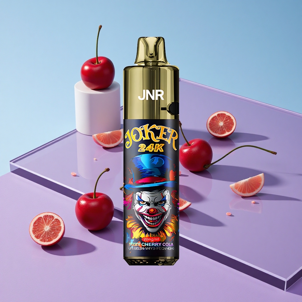 Friskt Kirsebær Cola JNR Joker 24000 Puffs Synlig E-væske Nivå vape wholesale Norway
