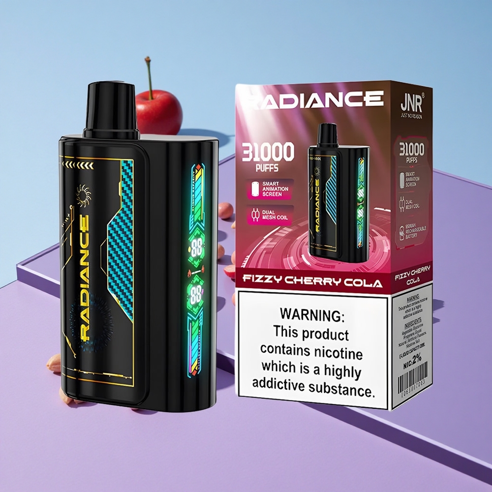 Friskt Kirsebær Cola JNR Radiance 31000 Puffs Dual Mesh Coil vape wholesale Norway