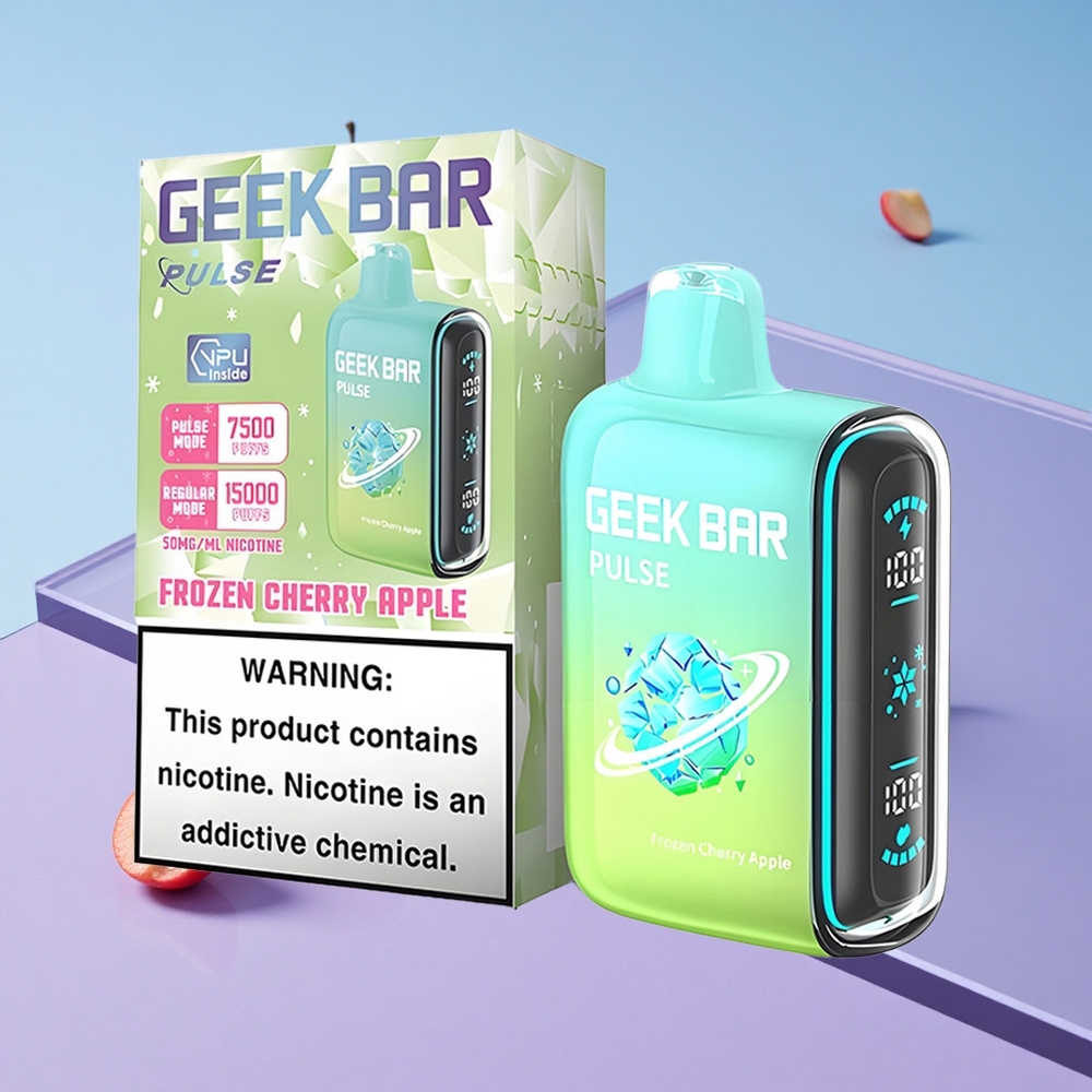 Frossen Geek Bar Pulse 15000 Puffs 16ML Justerbar Luftstrøm vape wholesale Norway