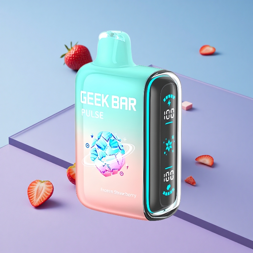 Frossen Geek Bar Pulse 15000 Puffs 16ML Justerbar Luftstrøm vape wholesale Norway